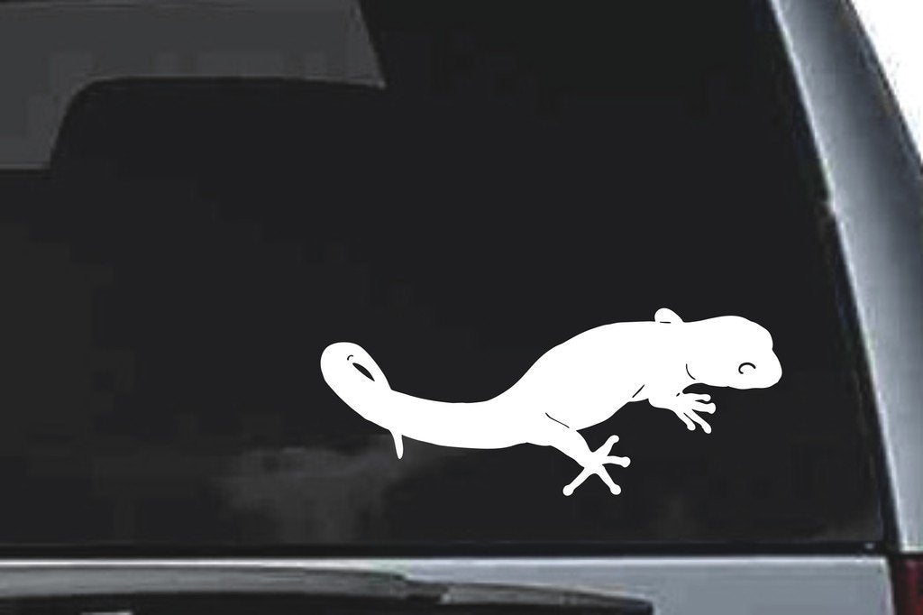 Picniva Gecko Vinyl Car Window Decal, Approx 5 in