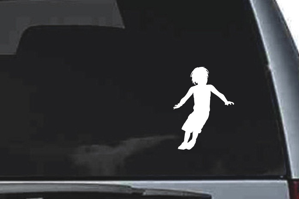 Picniva Boy Sty57 Vinyl Car Window Decal, Approx 5 in
