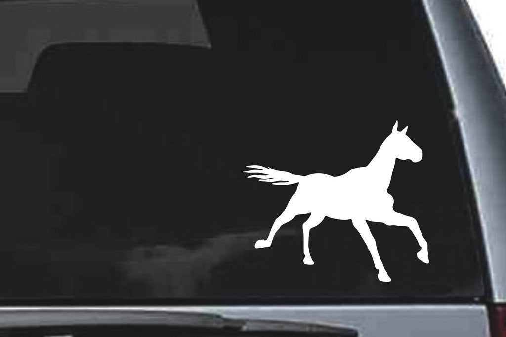 Picniva Horse Sty69 Vinyl Car Window Decal, Approx 5 in