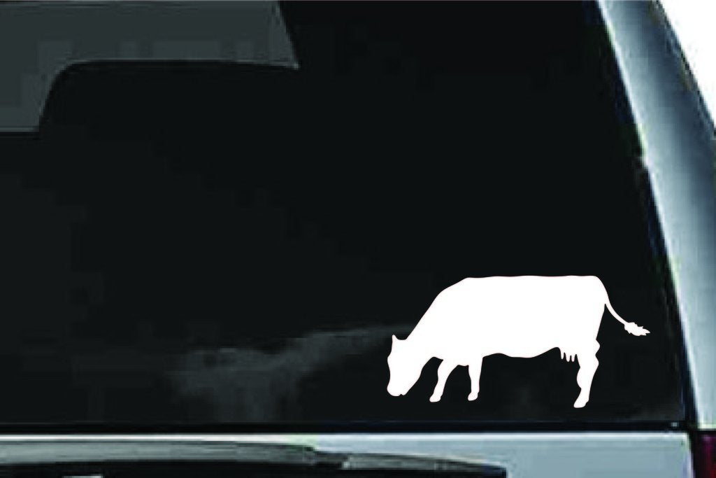 Picniva Cow Sty44 Vinyl Car Window Decal, Approx 5 in