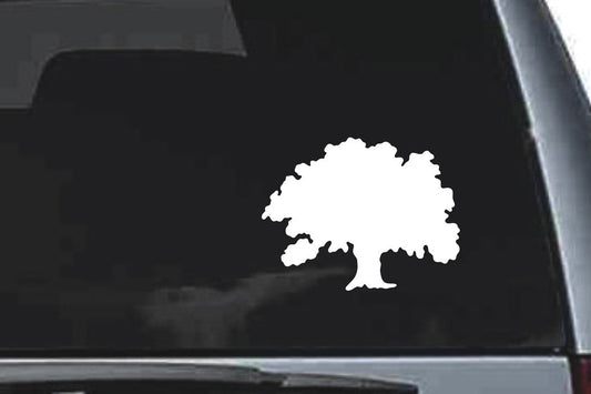 Picniva Tree Sty21 Vinyl Car Window Decal, Approx 5 in