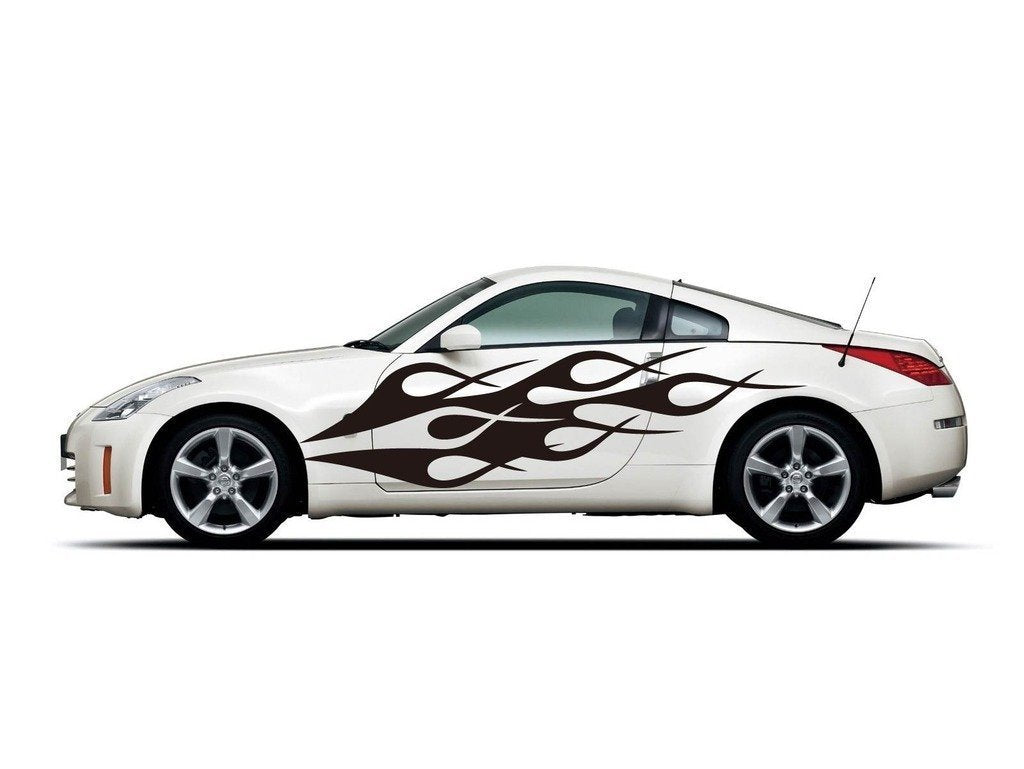 Picniva Style 264 Racing Side Stripe Vinyl Decals, 20 x 80 in, 2 Pc
