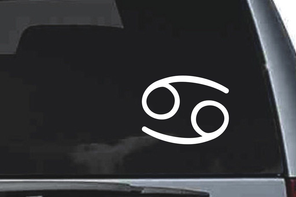 Picniva Cancer Sty1 Vinyl Car Window Decal, Approx 5 in