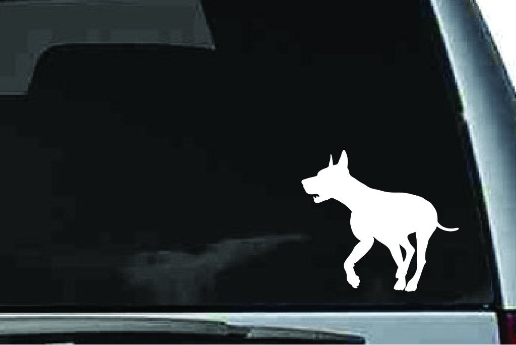 Picniva Doberman Dog Sty5a Vinyl Car Window Decal, Approx 5 in