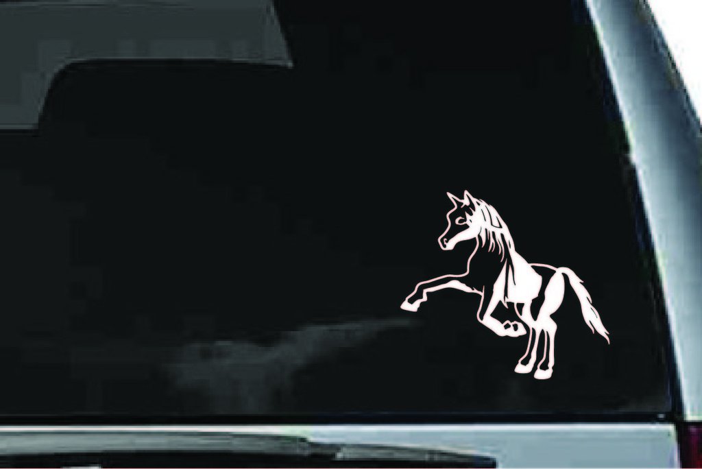 Picniva Pony Sty10 Vinyl Car Window Decal, Approx 5 in