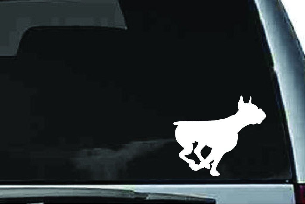 Picniva Boxer Dog Sty13 Vinyl Car Window Decal, Approx 5 in