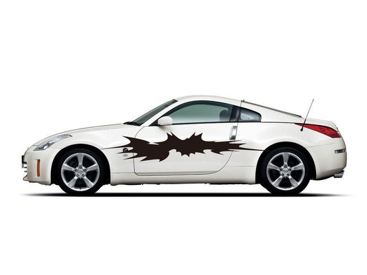 Picniva sty199 Racing Car Body Side Stripes Sticker Decal 2 Pcs