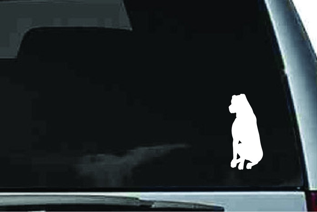 Picniva Rottweiler Dog Sty12a Vinyl Car Window Decal, Approx 5 in