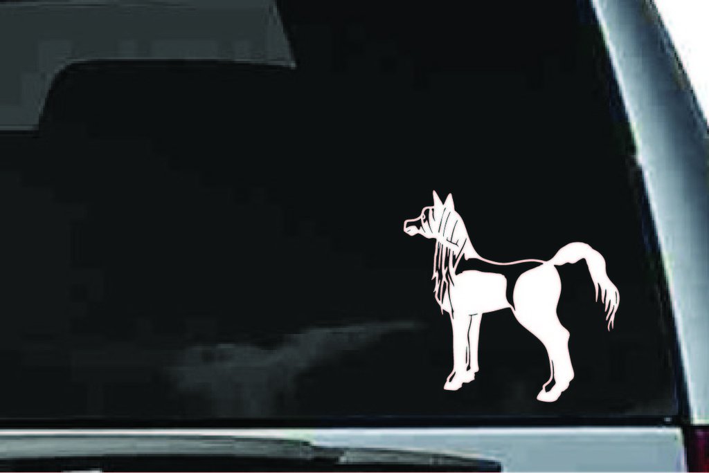 Picniva Pony Sty1 Vinyl Car Window Decal, Approx 5 in
