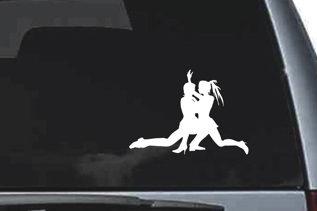 Picniva Dancing Sty32 Vinyl Car Window Decal, Approx 5 in