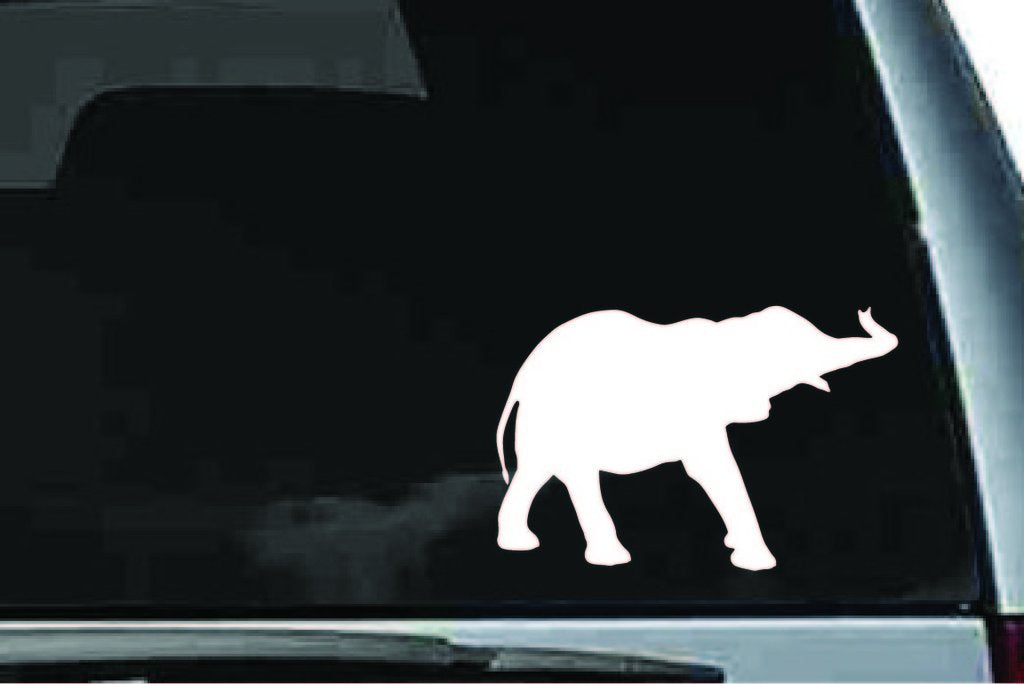 Picniva Elephant Baby Sty12 Vinyl Car Window Decal, Approx 5 in