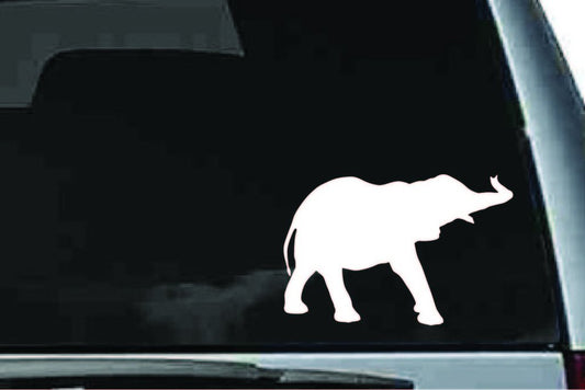 Picniva Elephant Baby Sty12 Vinyl Car Window Decal, Approx 5 in