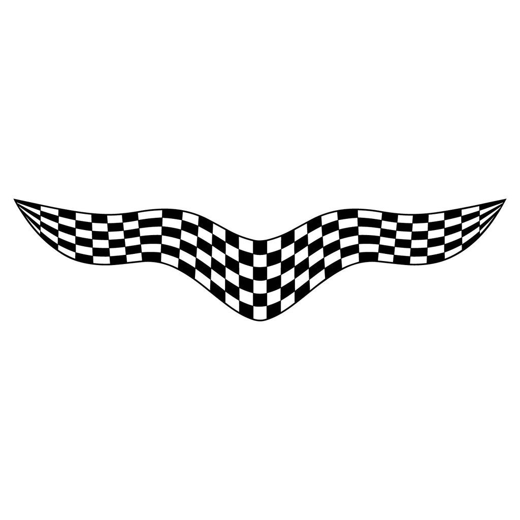 Picniva sty513Car Body Side Stripes Vinyl Graphics Sticker Decals 2 Pcs