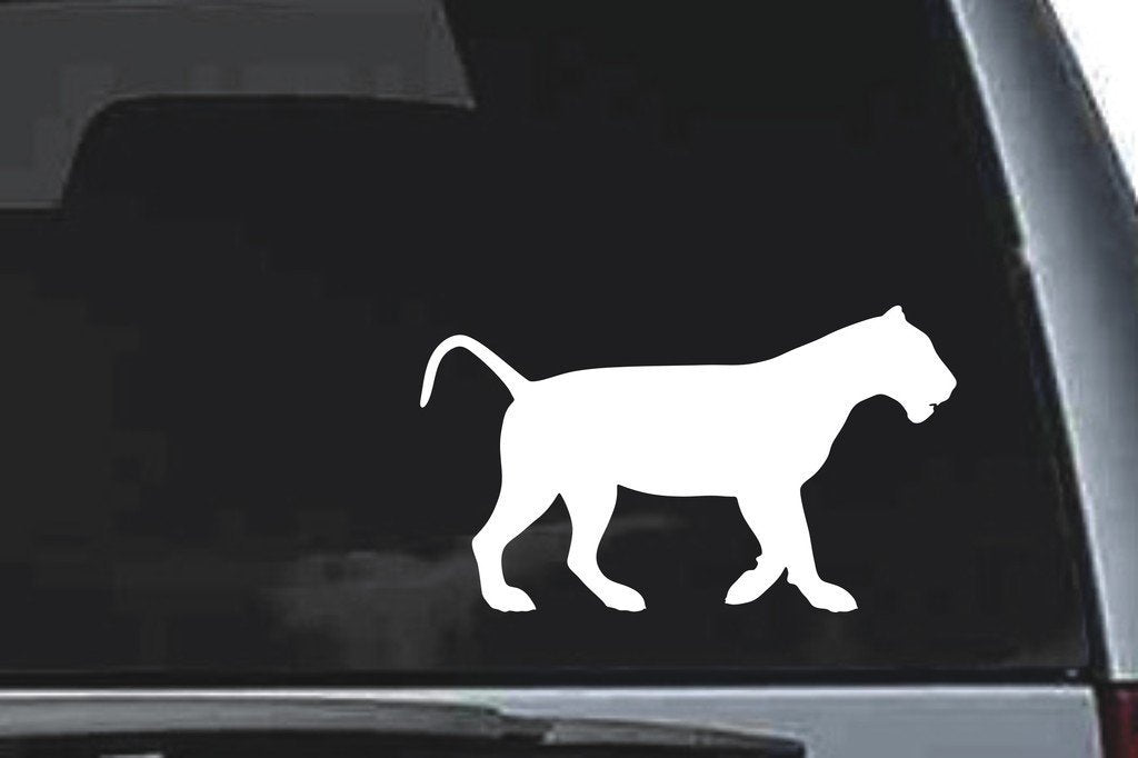 Picniva Tiger Sty15 Vinyl Car Window Decal, Approx 5 in