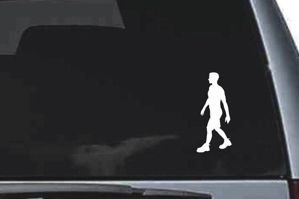 Picniva Walking Sty1 Vinyl Car Window Decal, Approx 5 in