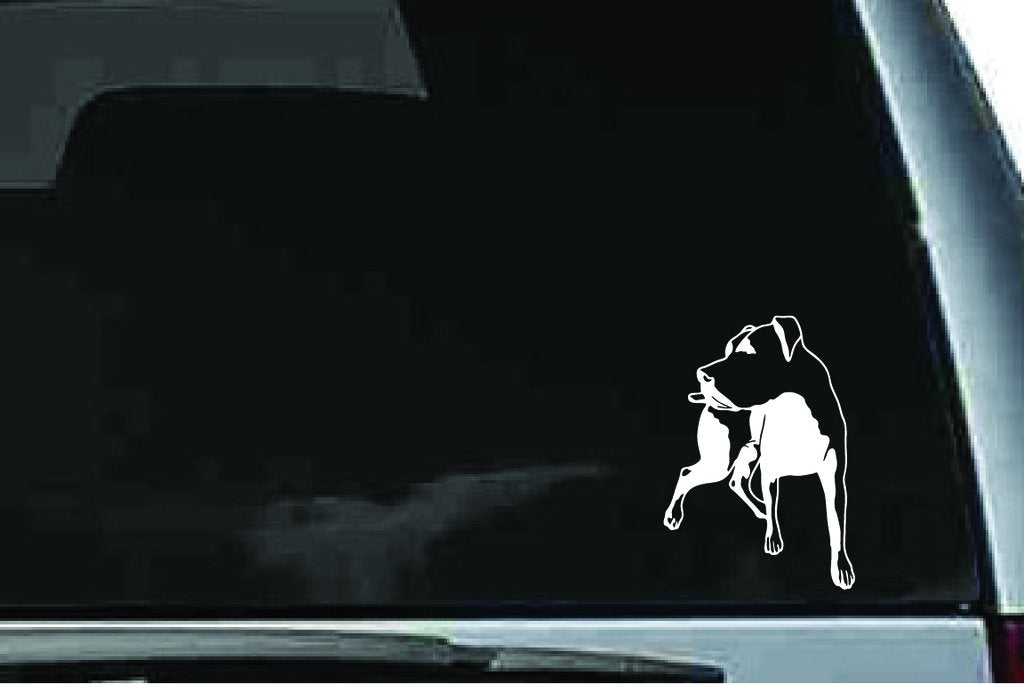 Picniva Rottweiler Dog Sty23 Vinyl Car Window Decal, Approx 5 in