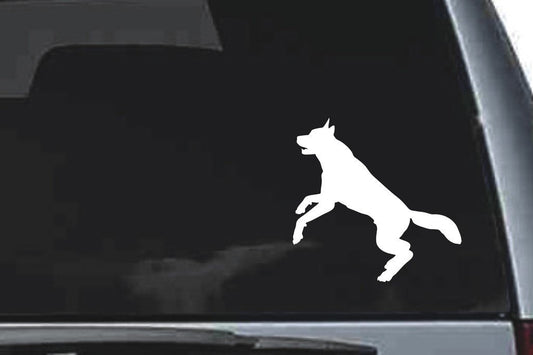 Picniva Wolf Sty43 Vinyl Car Window Decal, Approx 5 in
