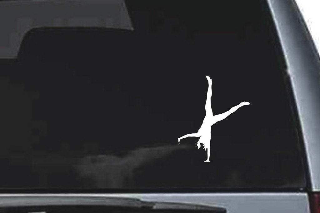 Picniva Girl Sty24 Vinyl Car Window Decal, Approx 5 in