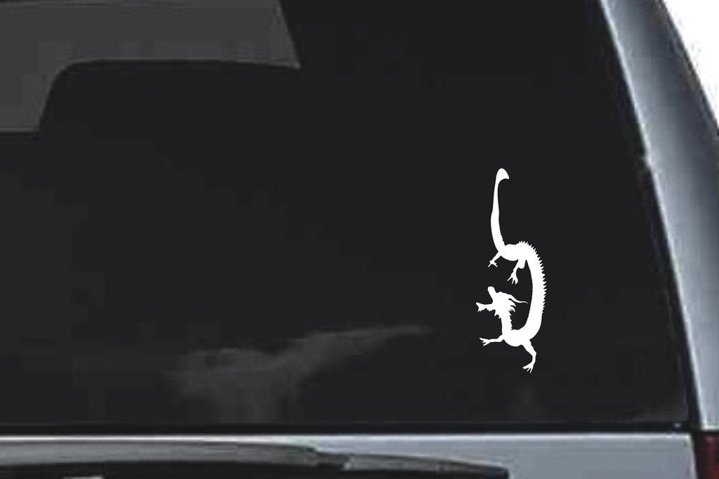 Picniva East Dragon Sty8 Vinyl Car Window Decal, Approx 5 in