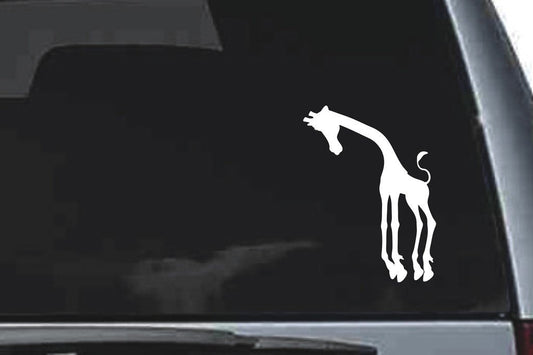 Picniva Giraffe Sty6 Vinyl Car Window Decal, Approx 5 in