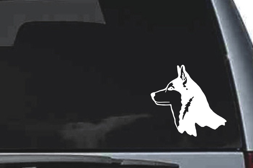Picniva Wolf Sty3 Vinyl Car Window Decal, Approx 5 in