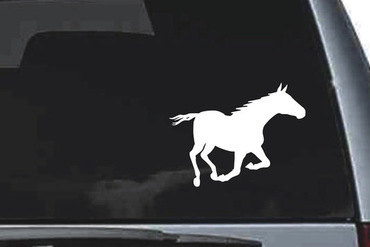 Picniva Horse Sty53a Vinyl Car Window Decal, Approx 5 in