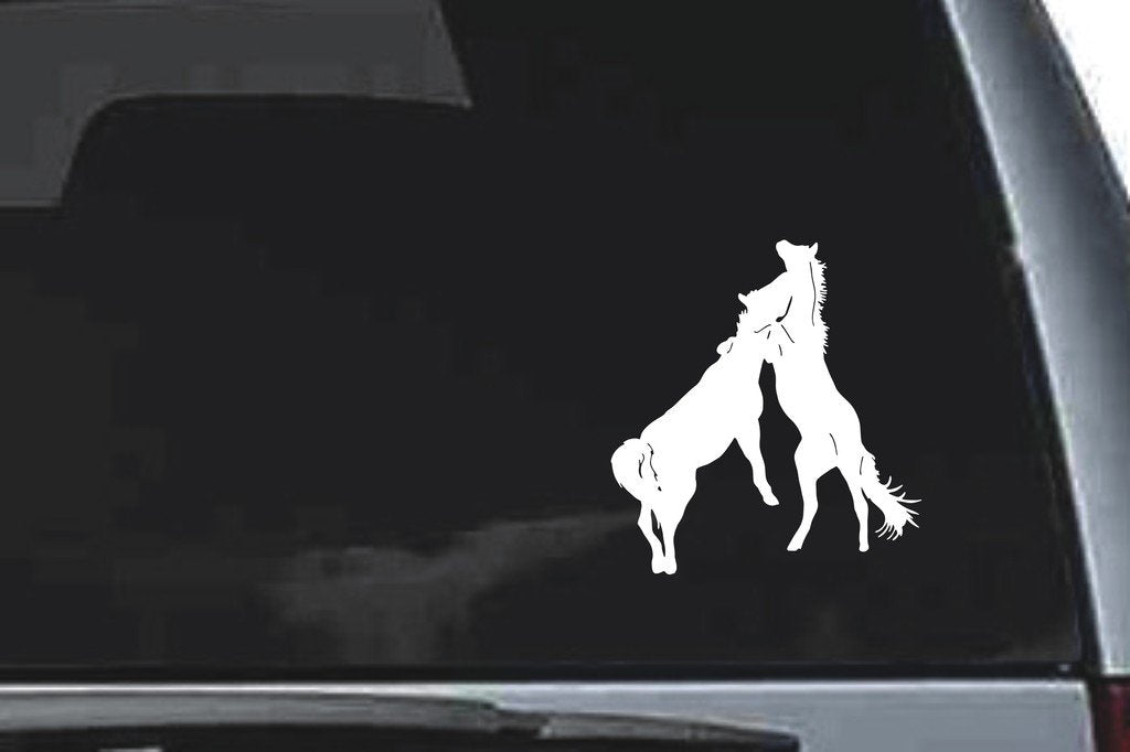 Picniva Horse Sty11 Vinyl Car Window Decal, Approx 5 in
