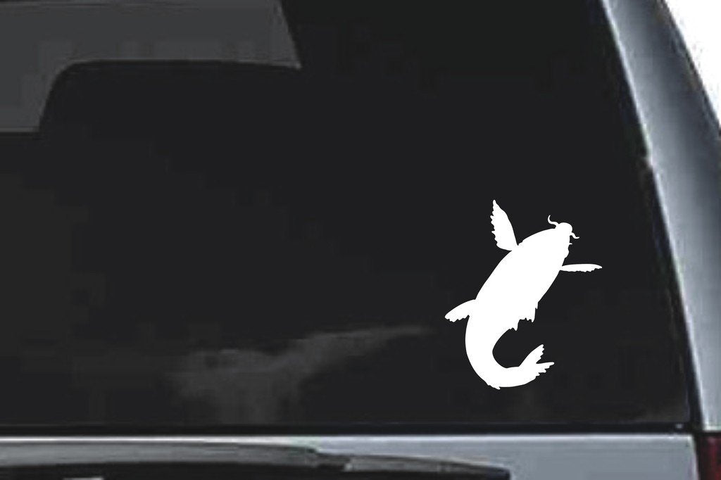 Picniva Carp Sty02a Vinyl Car Window Decal, Approx 5 in