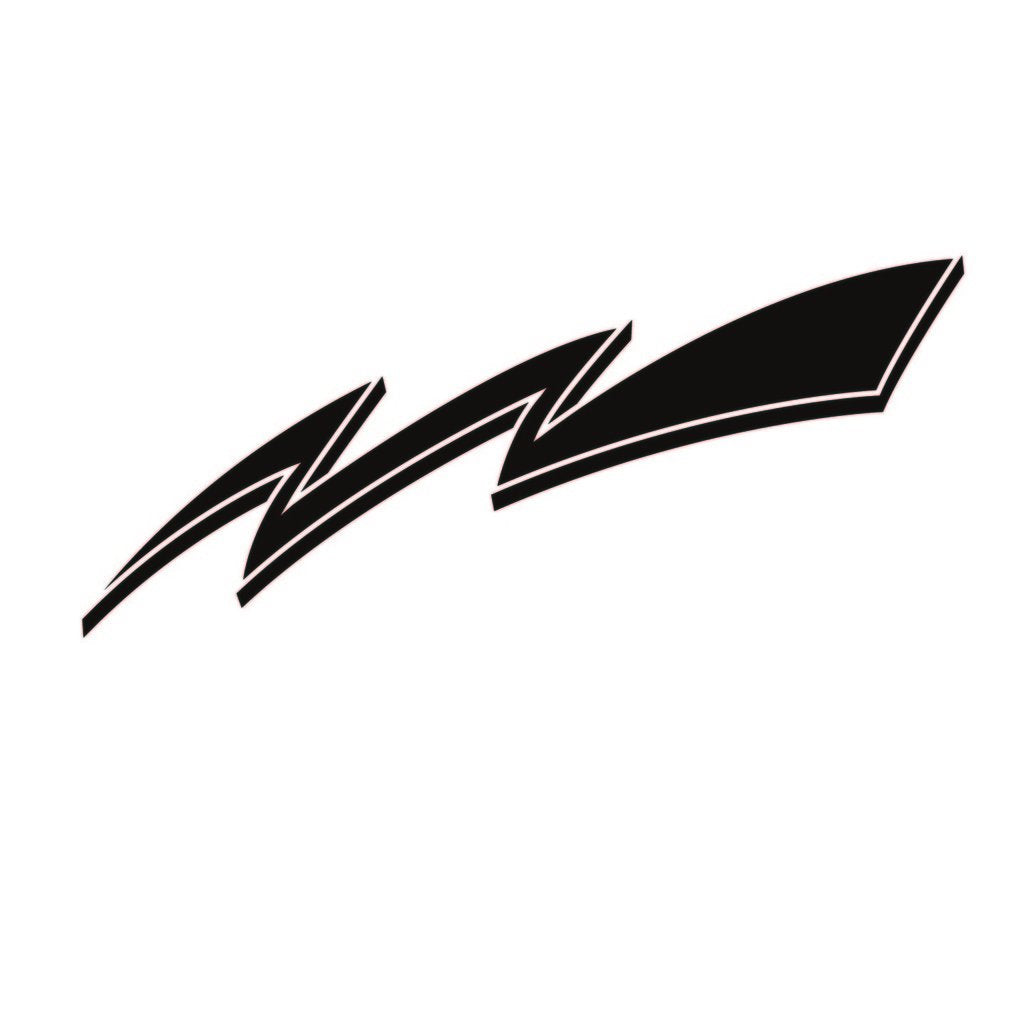 Picniva Style 192 Racing Side Stripe Vinyl Decals, 22 x 60 in, 2 Pc
