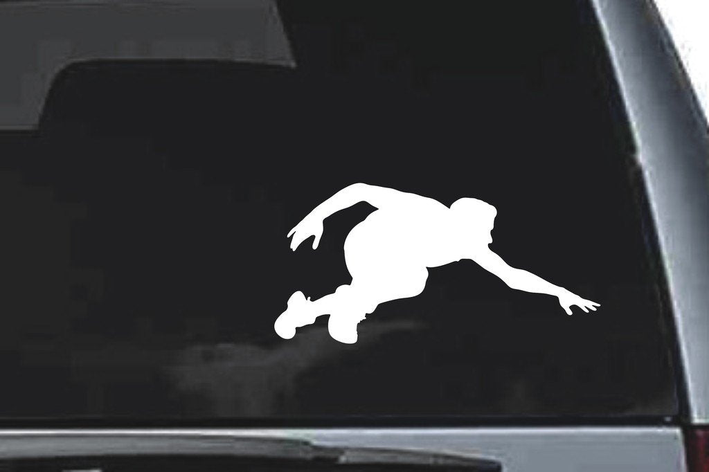 Picniva Crouching Sty2 Vinyl Car Window Decal, Approx 5 in