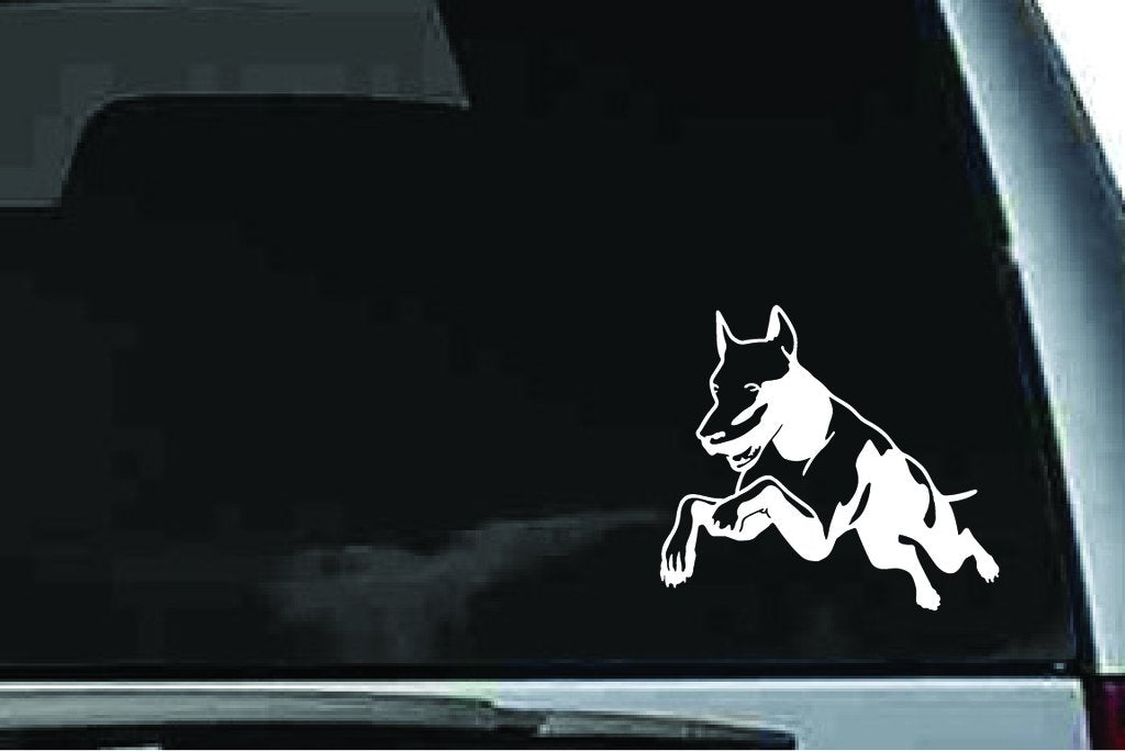 Picniva Doberman Dog Sty10 Vinyl Car Window Decal, Approx 5 in
