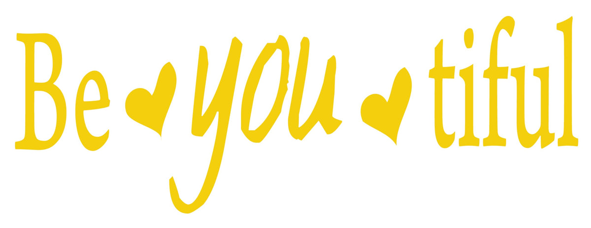 Decaltor Be You Tiful Vinyl Wall Decal, Home Decor