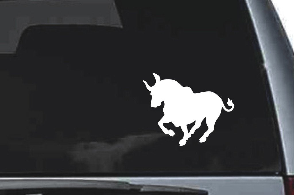 Picniva Taurus Sty7 Vinyl Car Window Decal, Approx 5 in