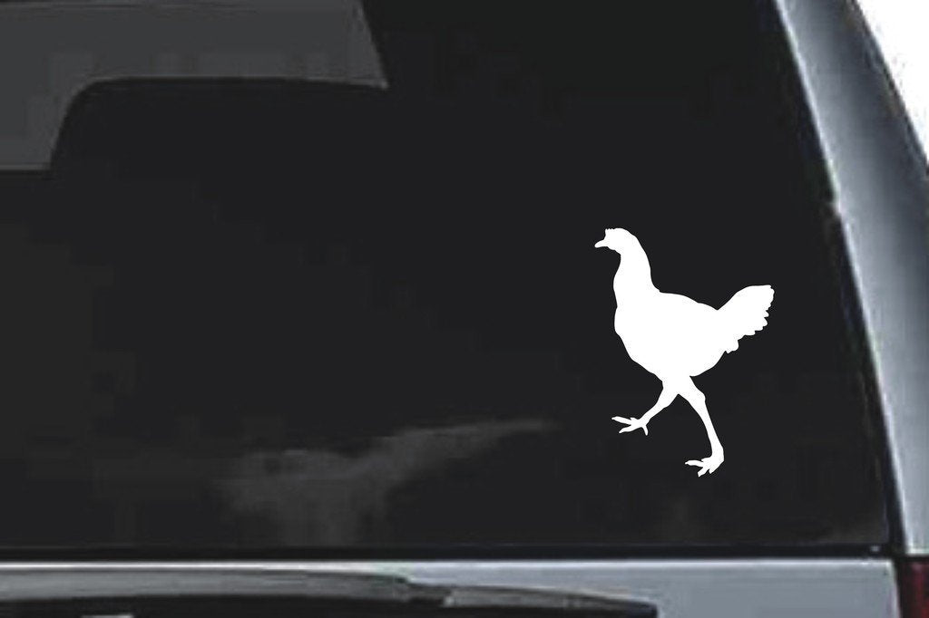 Picniva Chicken Sty4 Vinyl Car Window Decal, Approx 5 in