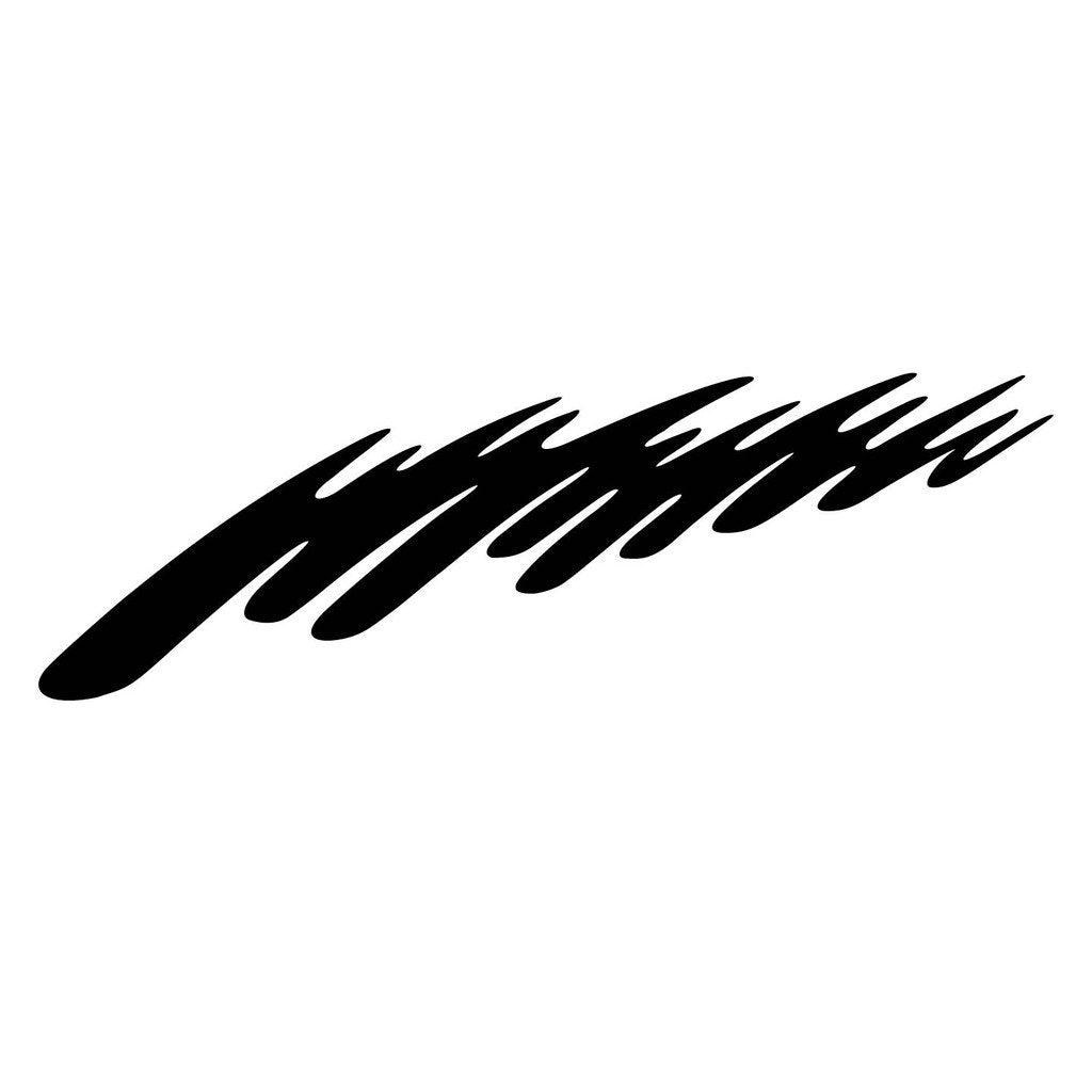 Picniva Style 122 Racing Side Stripe Vinyl Decals, 20 x 62 in, 2 Pc