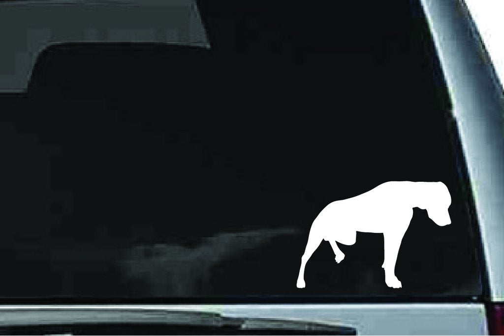 Picniva Hound Dog Sty1 Vinyl Car Window Decal, Approx 5 in