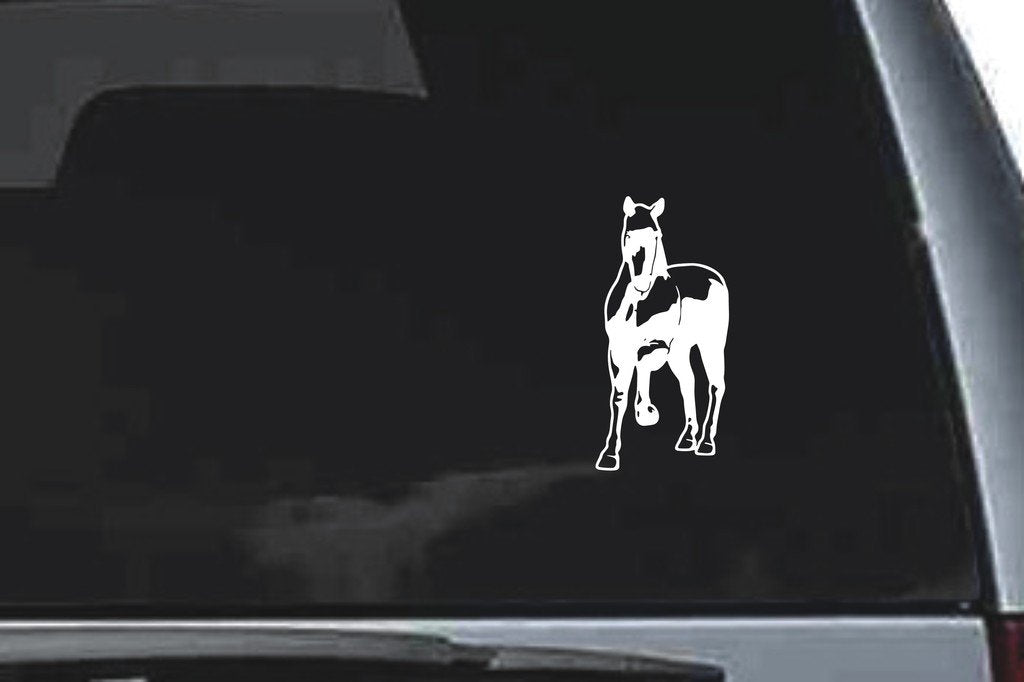 Picniva Horse Sty58 Vinyl Car Window Decal, Approx 5 in
