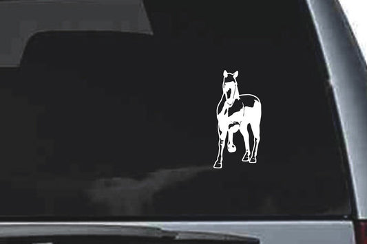 Picniva Horse Sty58 Vinyl Car Window Decal, Approx 5 in