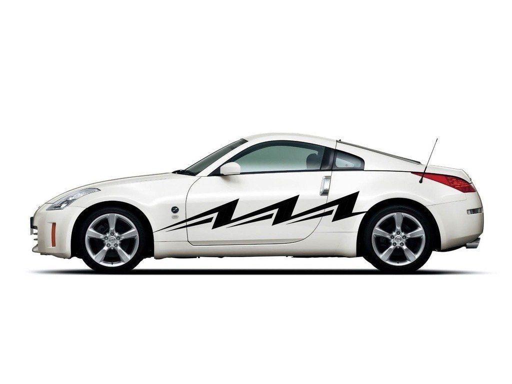 Picniva Style 152 Racing Side Stripe Vinyl Decals, 11 x 83 in, 2 Pc