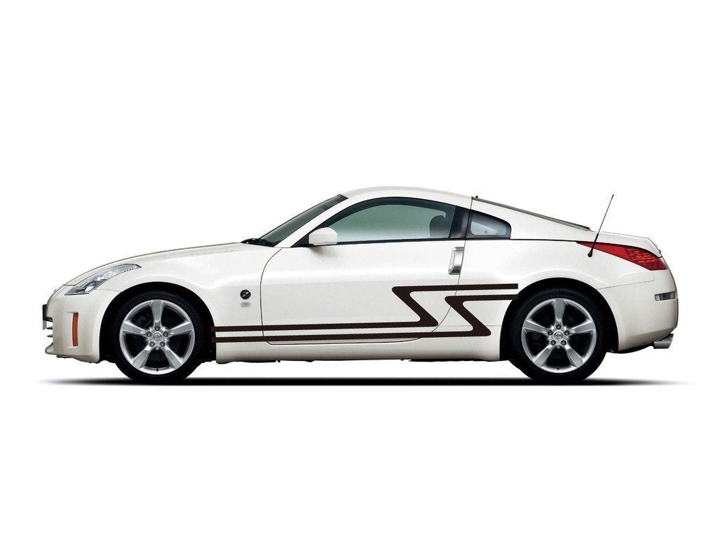 Picniva Style 395 Racing Side Stripe Vinyl Decals, 11 x 64 in, 2 Pc