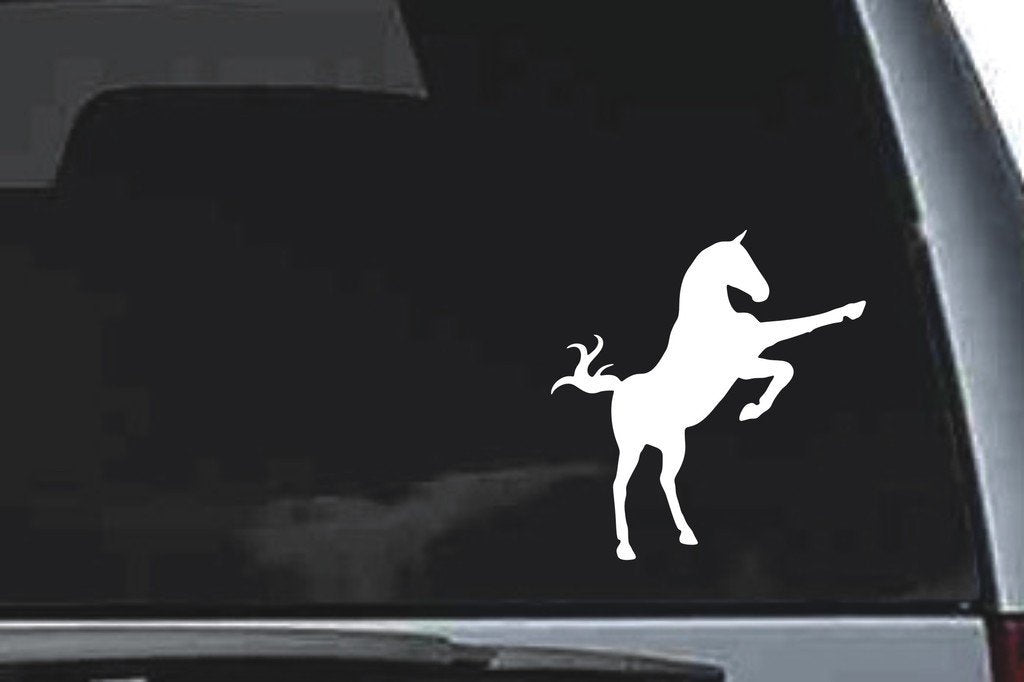 Picniva Horse Sty80 Vinyl Car Window Decal, Approx 5 in