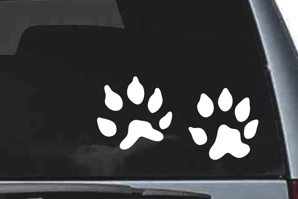 Picniva Fisher Track Vinyl Car Window Decal, Approx 5 in