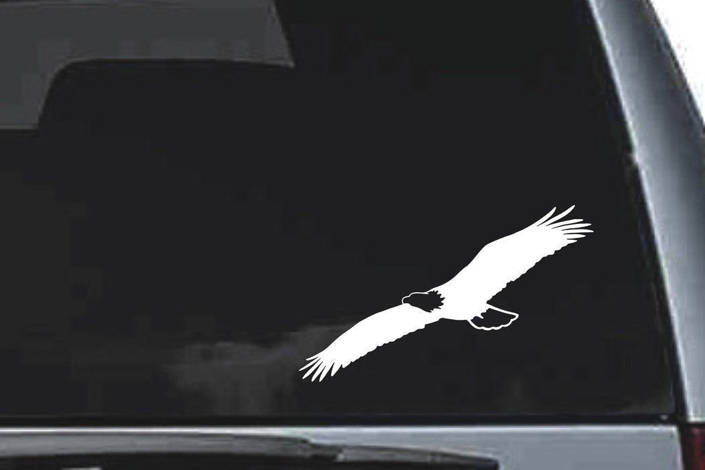 Picniva Eagle Sty15 Vinyl Car Window Decal, Approx 5 in