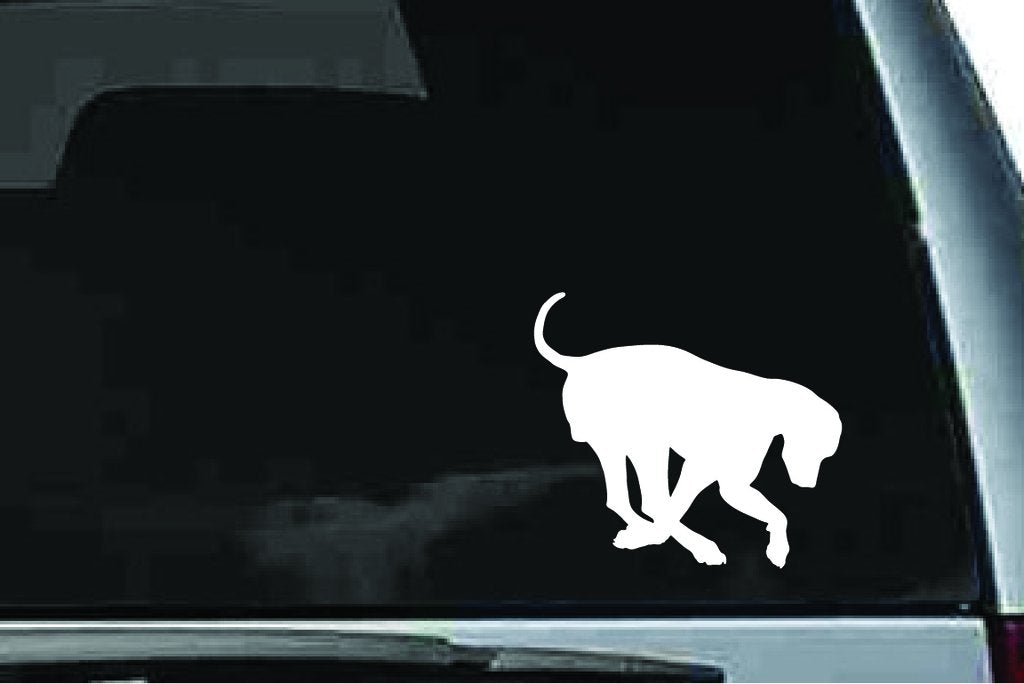 Picniva Hound Dog Sty12 Vinyl Car Window Decal, Approx 5 in
