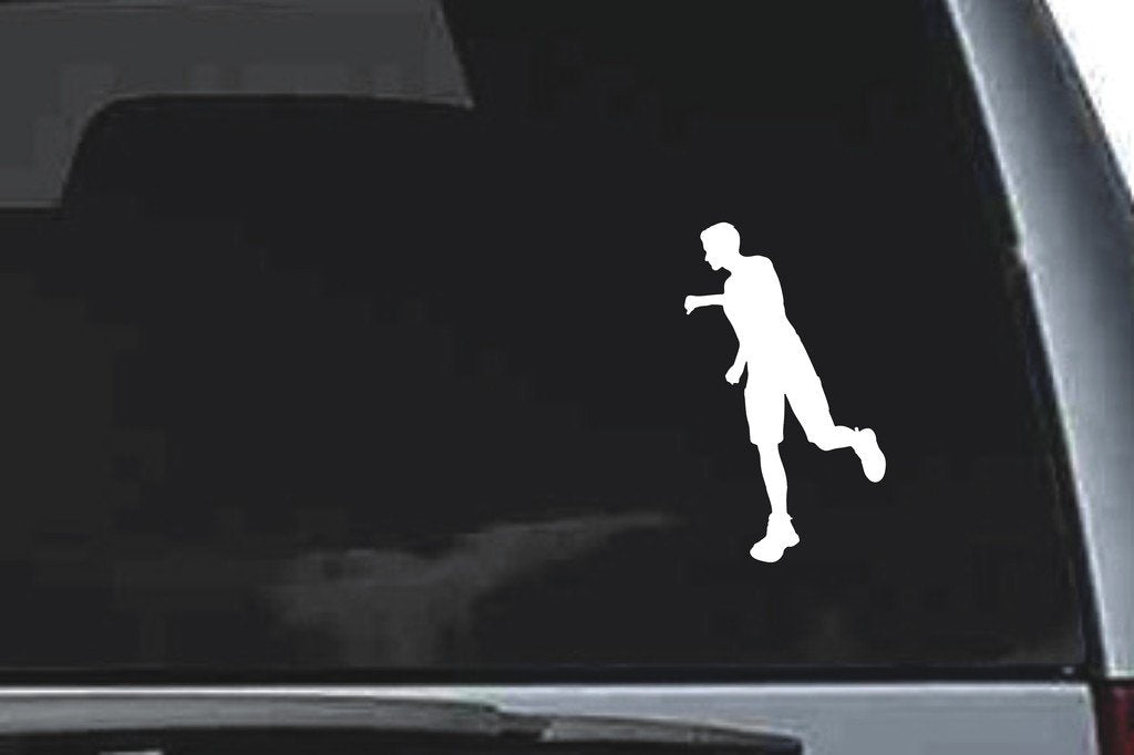 Picniva Running Sty11 Vinyl Car Window Decal, Approx 5 in