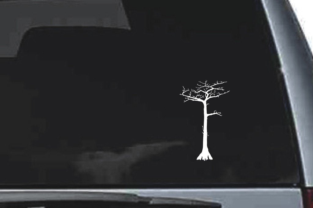 Picniva Tree Sty23 Vinyl Car Window Decal, Approx 5 in