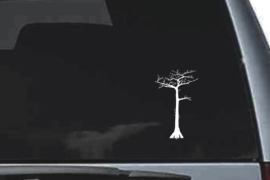 Picniva Tree Sty23 Vinyl Car Window Decal, Approx 5 in