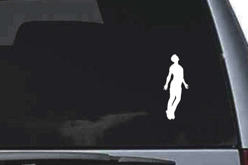 Picniva Standing Sty1 Vinyl Car Window Decal, Approx 5 in