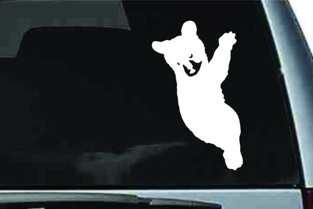 Picniva Bear Sty2 Vinyl Car Window Decal, Approx 5 in
