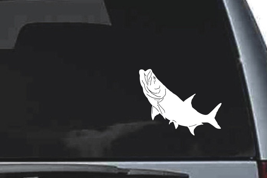 Picniva Fish Sty20 Vinyl Car Window Decal, Approx 5 in